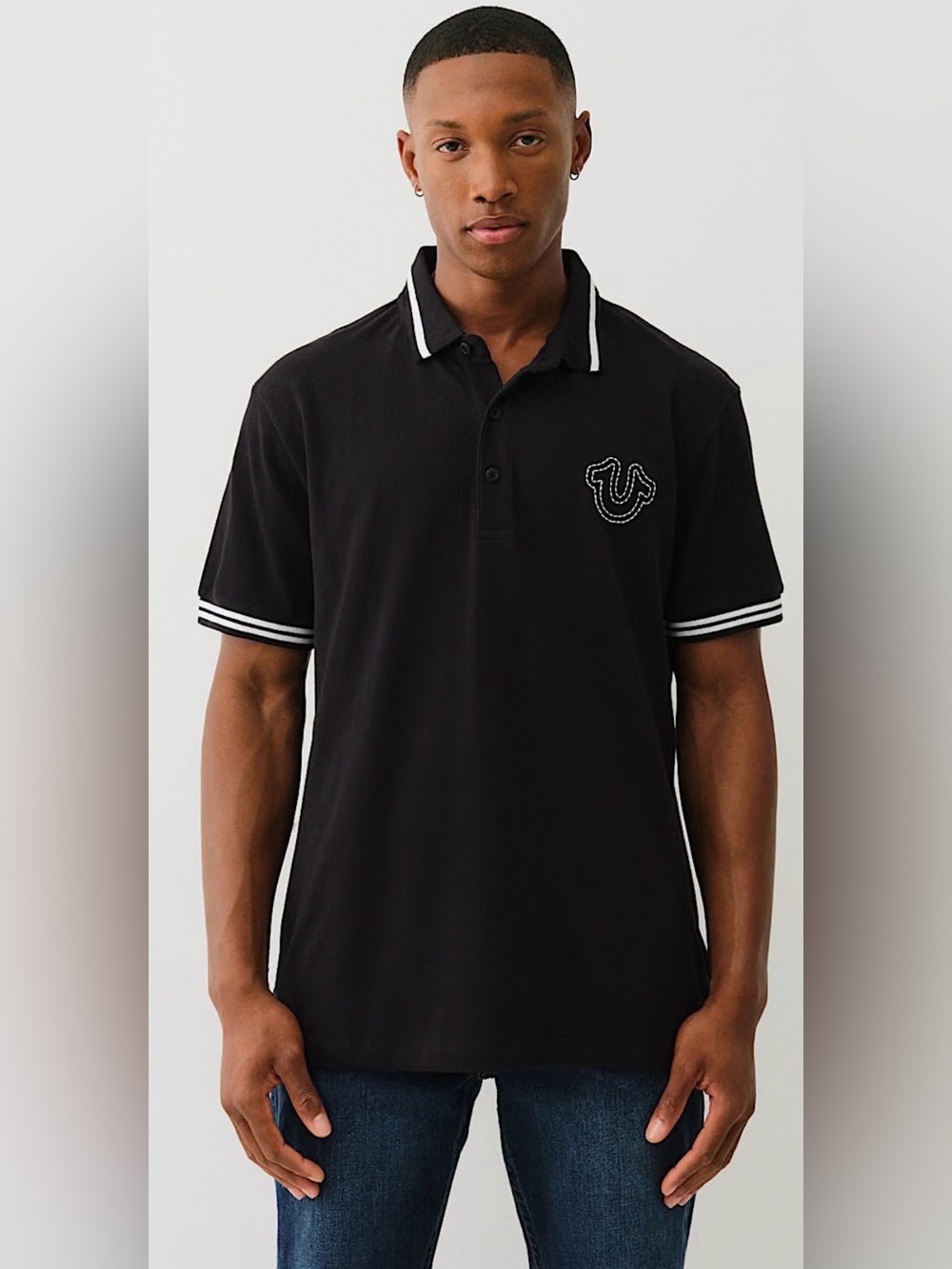 Big T Horseshoe Polo Shirt True Reigion
